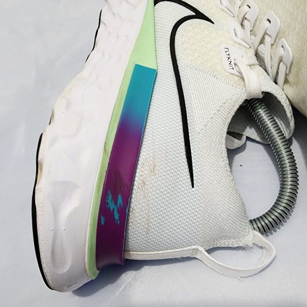Nike React Infinity Flyknit Shoes Running White Vapor CD4372-102 Women's Size 9 - Picture 7 of 12